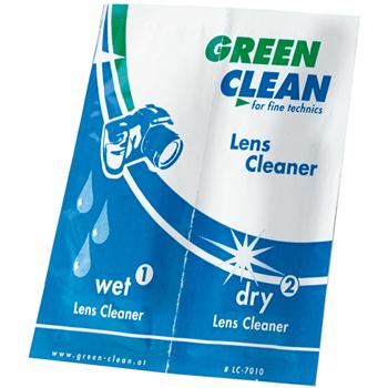 Green Clean Wet and Dry Lens Cleaner Pack 100 [LC-7010-100]