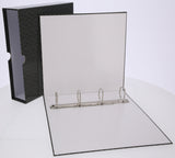 Hama - Ring Binder with Slip Case – Black / Grey Marbled