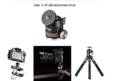 Table Top Tripod Kit - Aluminum - Black