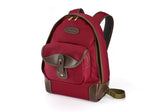 Billingham 35 Rucksack Burgundy Canvas Chocolate Leather