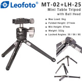 Table Top Tripod Kit - Aluminum - Black