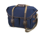 Billingham Hadley Large Pro Navy Canvas Chocolate Leather