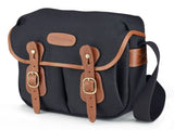 Billingham Hadley Small Black Canvas Tan Leather