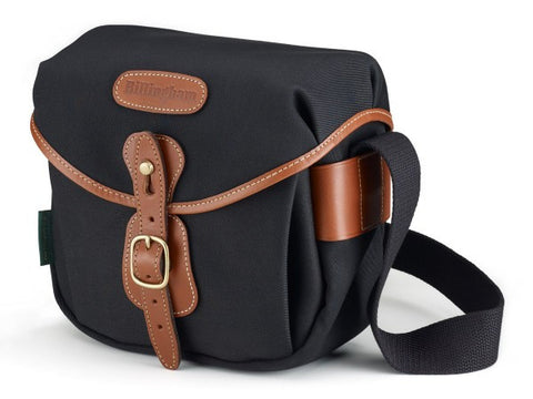 Billingham-Hadley Digital Black Canvas / Tan Leather