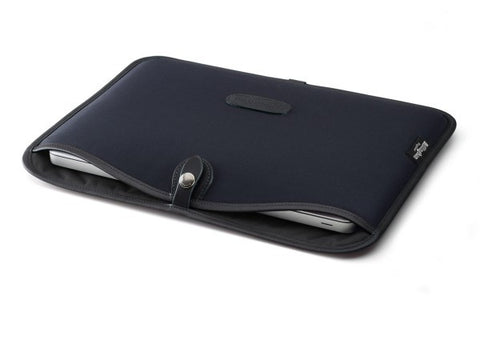 Billingham-13" Laptop Slip Black Canvas / Black Leather