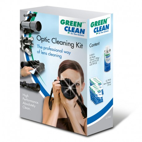 5 Pack Green Clean Pre-Soaked Lens Cleaner Wipes – Wet & Dry, Double Bag – Universal Use For Glasses, Cameras, Screens