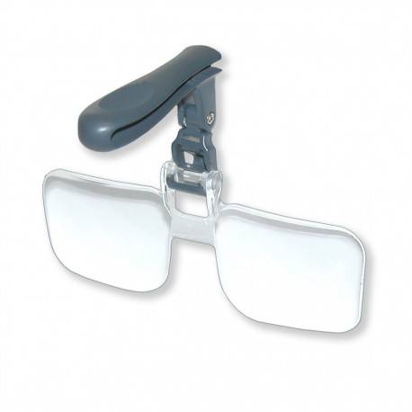 Green Clean Clip and Flip Hands Free Magnifier [SC-0500]
